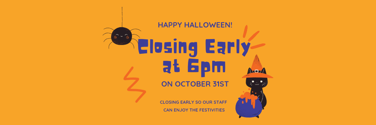 Blue Orange Wicked Cute Halloween Event Personal Halloween Yard Sign (LinkedIn Post) (2)